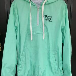 Gypsy Vodka MSU Spartans L Jacket 1/4 Zip Michigan State University Wind Breaker